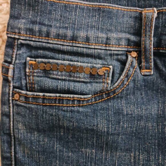 Levi's 512 Jeans Womens Size 14 Perfectly Slimming Straight Leg Med Wash Blue - Picture 6 of 14